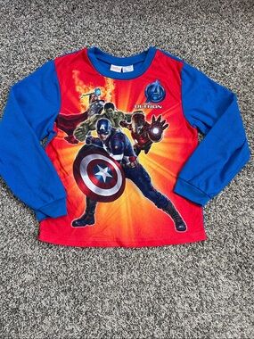 Boys Marvel Avengers Age of Ultron PJ top boys size 14/16